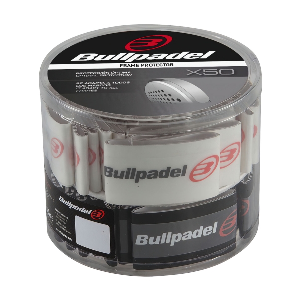 Accesorios Padel Bullpadel Logo x 50 Cinta Protectora  Negro/Trasparente 450851