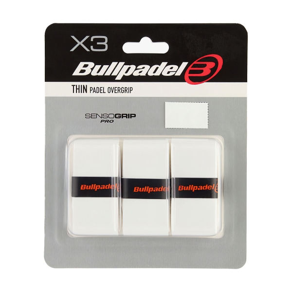 Accessori Padel Bullpadel GB1603 x 3 Overgrip  Blanco 450847012