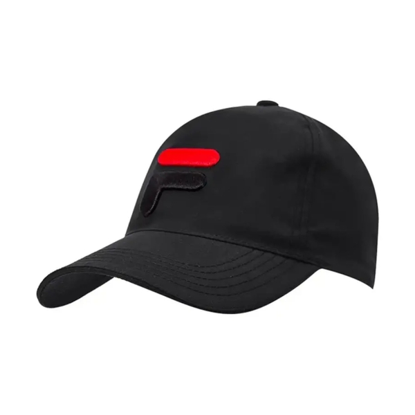 Tennis Hats and Visors Fila Max Cap  Black XS19FLB001900