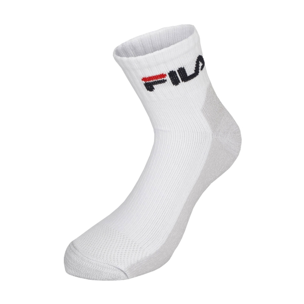 Tennis Socks Fila Logo Sport Socks  White F9027300