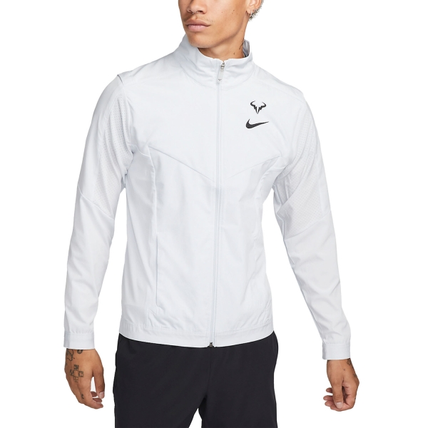 Men's Tennis Jackets Nike Court DriFIT Rafa Jacket  Pure Platinum/Black DD8537043