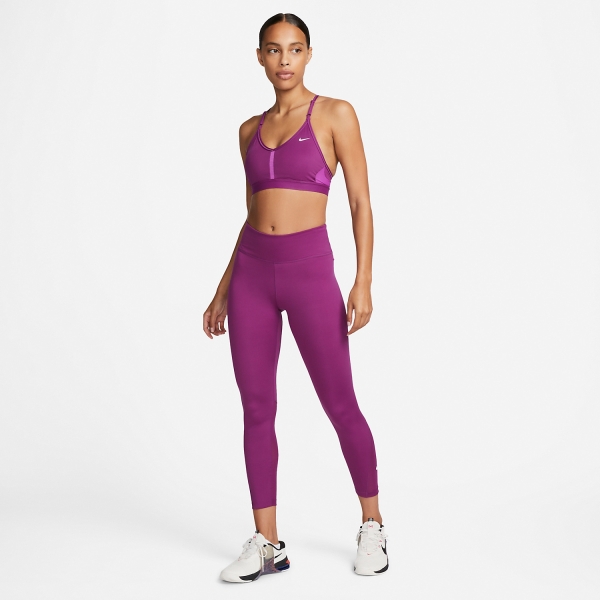 Nike Ultrabreathe Indy Light Support Sports Bra In Platinum Violet-purple