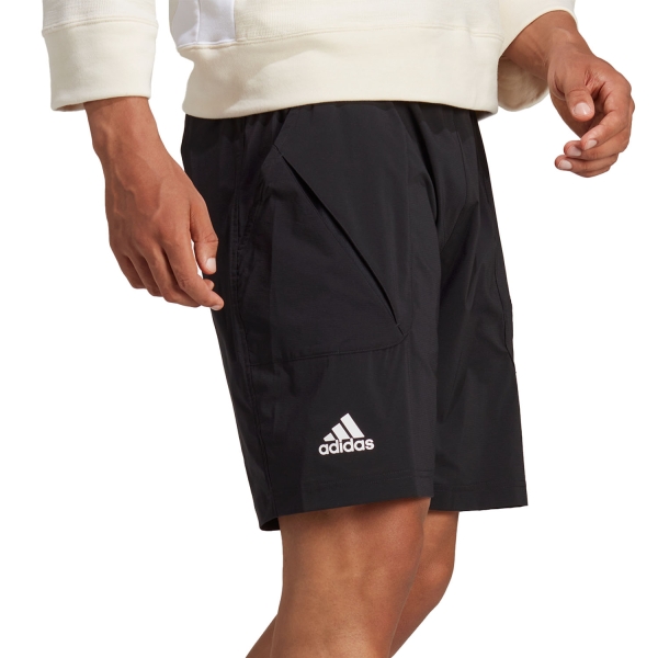 Men's Tennis Shorts adidas New York 9in Shorts  Black HY8721