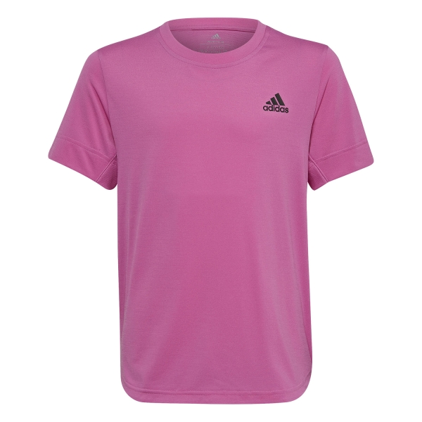 Tennis Polo and Shirts Boy adidas New York TShirt Boy  Semi Pulse Lilac HH7698