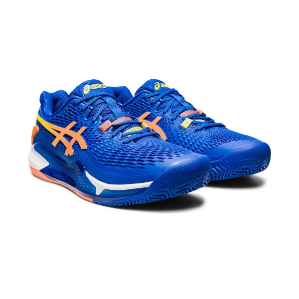 Asics Gel Resolution 9 Clay - Tuna Blue/Sun Peach