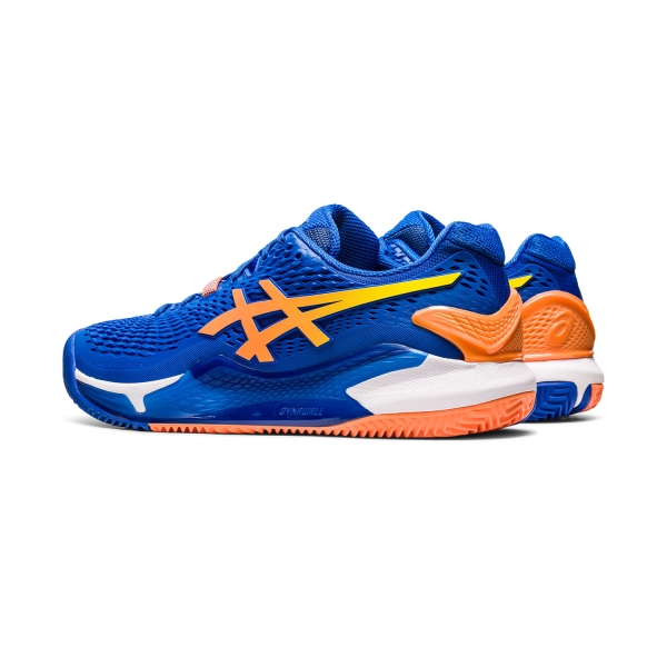 Asics Gel Resolution 9 Clay - Tuna Blue/Sun Peach