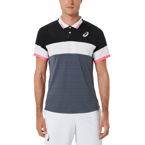 Polo Tennis Uomo Asics Asics Match Polo  Performance Black/Carrier Grey  Performance Black/Carrier Grey 2041A246003