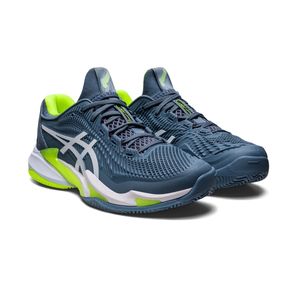 Asics Court FF 3 Clay - Steel Blue/White