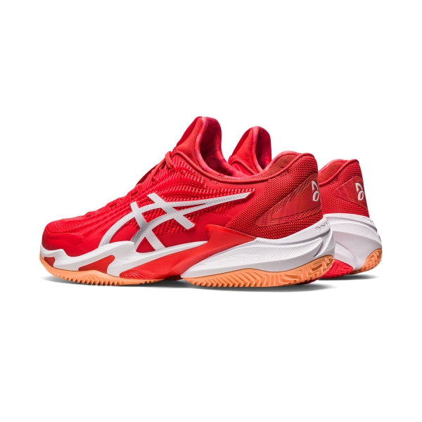 Asics Court FF 3 Novak Clay - Fiery Red/White
