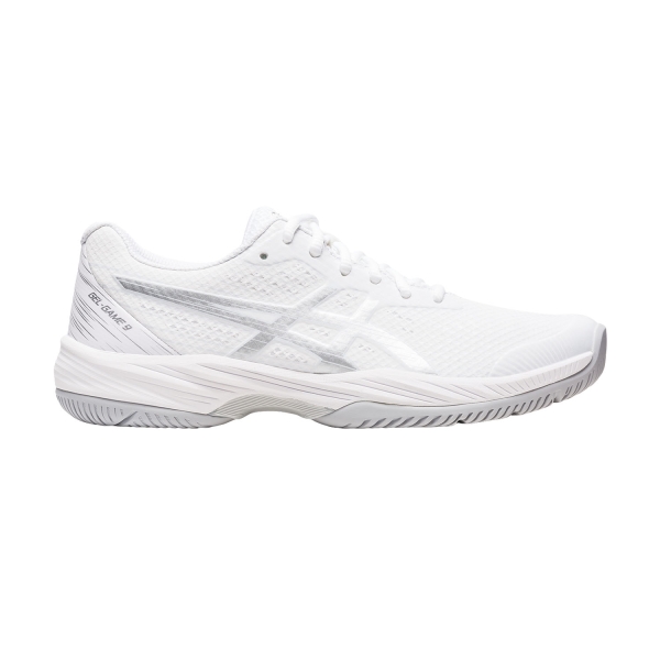 Calzado Tenis Mujer Asics Gel Game 9  White/Pure Silver 1042A211100
