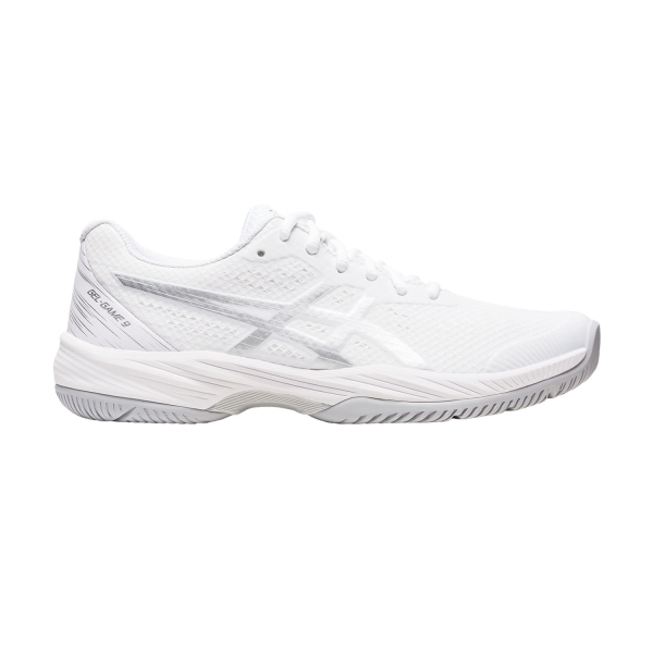 Scarpe Tennis Donna Asics Asics Gel Game 9  White/Pure Silver  White/Pure Silver 1042A211100