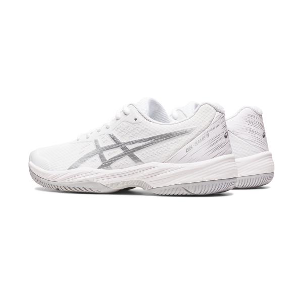 Asics Gel Game 9 - White/Pure Silver