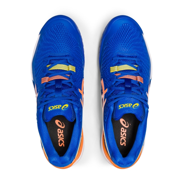 Asics blue shoes sale