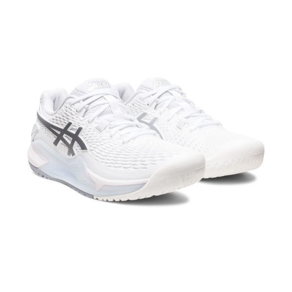 Asics Gel Resolution 9 - White/Pure Silver