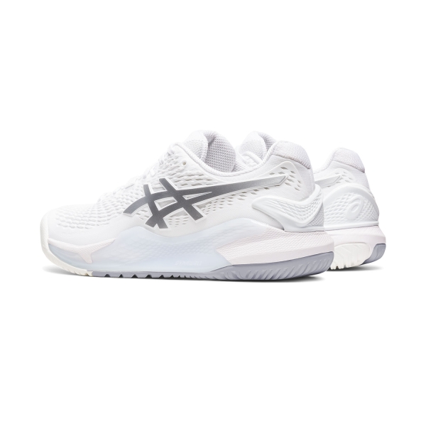 Asics Gel Resolution 9 - White/Pure Silver