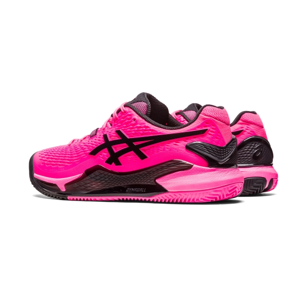 Asics Gel Resolution 9 Clay - Hot Pink/Black
