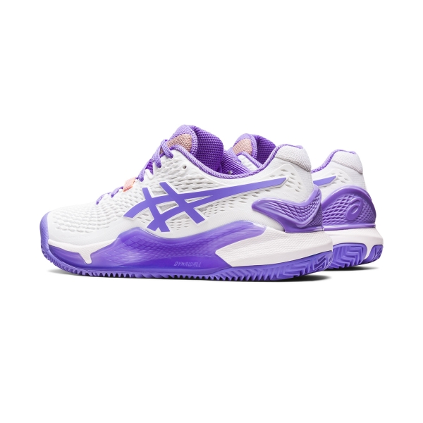 Asics Gel Resolution 9 Clay - White/Amethyst