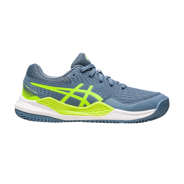 Asics Gel Resolution 9 GS Clay Zapatillas Tenis Niños Steel Blue