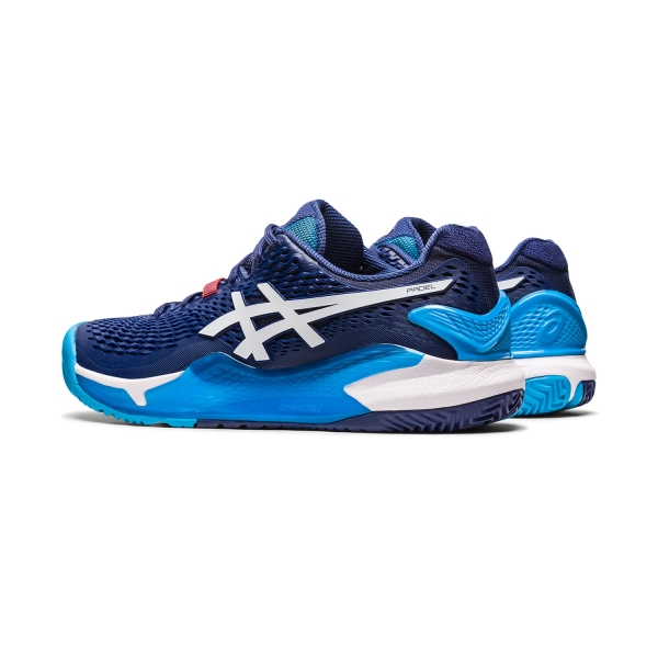 Asics Gel Resolution 9 Padel - Indigo Blue/White