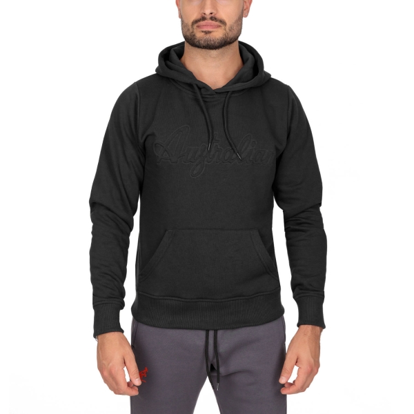 Maglie e Felpe Tennis Uomo Australian Australian 3D Logo Hoodie  Nero  Nero SWUFE0035003