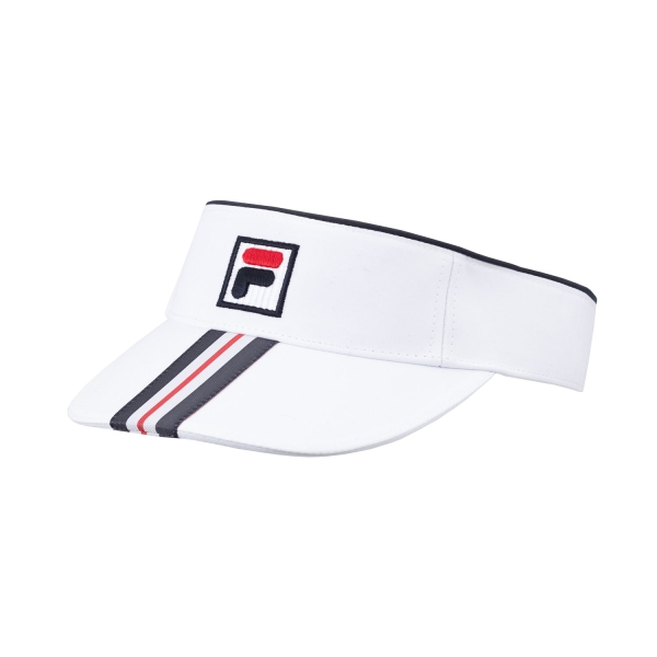 Tennis Hats and Visors Fila Oscar Visor  White FA051S22001