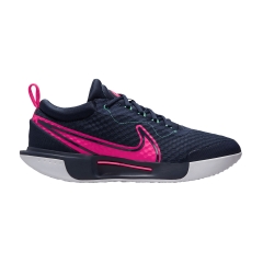Nike Court Zoom Pro HC - Obsidian/Hyper Pink/Green Glow/White