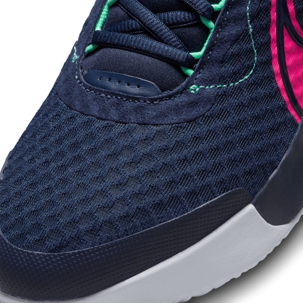 Nike Court Zoom Pro HC - Obsidian/Hyper Pink/Green Glow/White