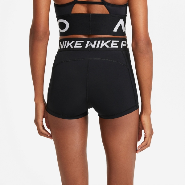 Nike Pro 3in Shorts - Black/White