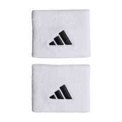 adidas Pro Small Wristbands - White/Black