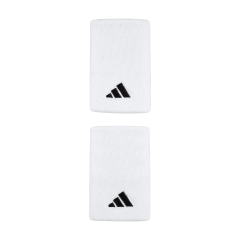 adidas Pro Large Wristbands - White/Black