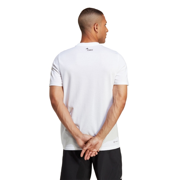 adidas Logo Pint Men's Tennis T-Shirt - White