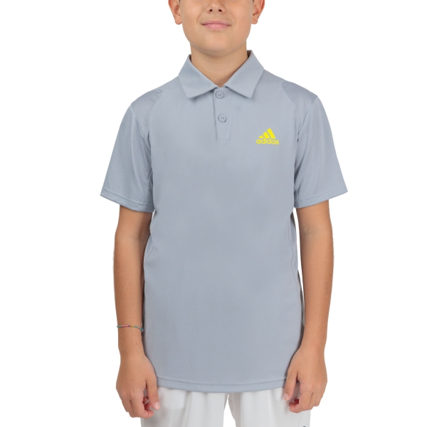 Polo y Camiseta de Tenis Niño adidas Club Polo Nino  Halo Silver HN6292