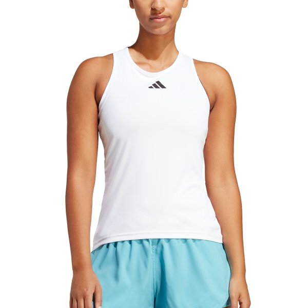 Canotte Tennis Donna adidas Club Canotta  White HZ4282