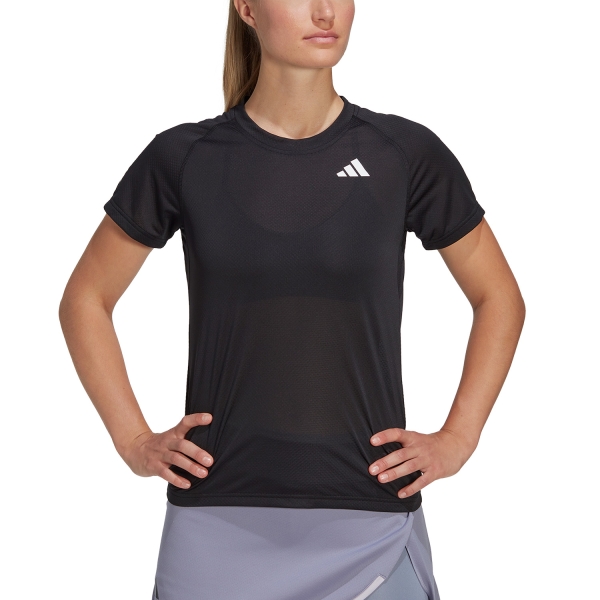 Camisetas y Polos de Tenis Mujer adidas Club Camiseta  Black HS1450
