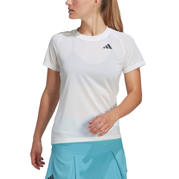 Camisetas y Polos de Tenis Mujer adidas Club Camiseta  White HS1449
