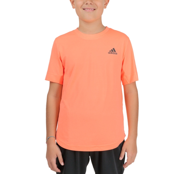 Polo e Maglia Tennis Bambino adidas New York Maglietta Bambino  Beam Orange HN0094