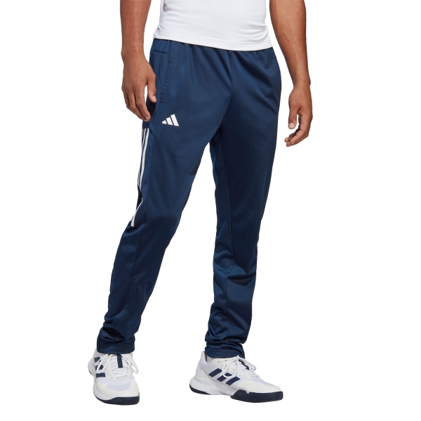 Pantaloni e Tights Tennis Uomo adidas 3Stripes Knit Pantaloni  Collegiate Navy IA1247