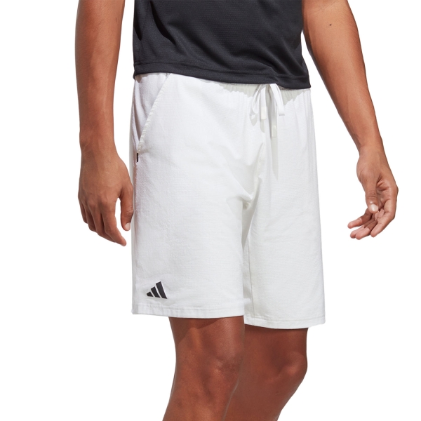 Pantalones Cortos Tenis Hombre adidas Ergo 7in Shorts  White HT3526