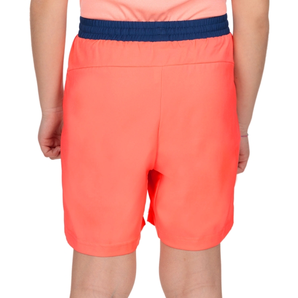 Babolat Play 5in Shorts Niño - Fluo Strike/Estate Blue