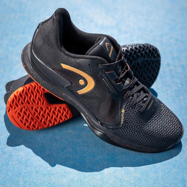 Head Sprint Pro 3.5 SF Clay - Black/Orange