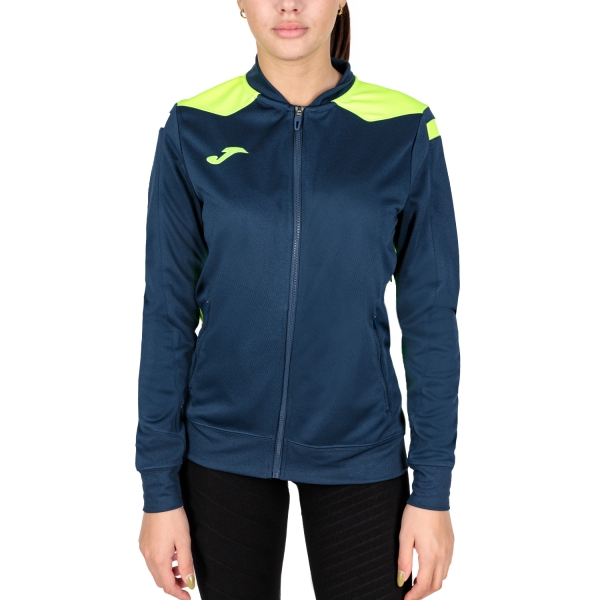 Tennis Women's Jackets Joma Championship VI Jacket  Navy/Fluor Yellow 901267.321