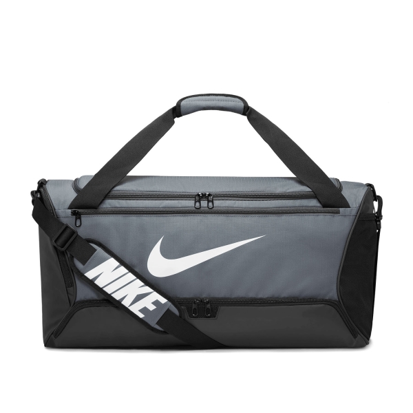 Bolsa Tenis Nike Brasilia 9.5 Bolso Medio  Iron Grey/Black/White DH7710068