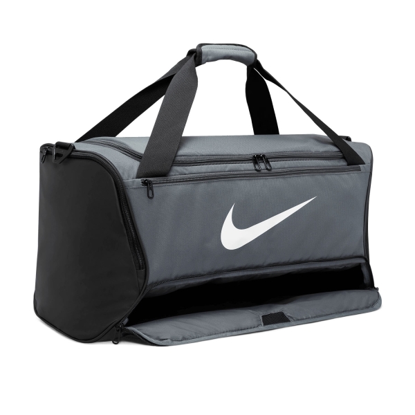 Nike Brasilia 9.5 Medium Duffle - Iron Grey/Black/White