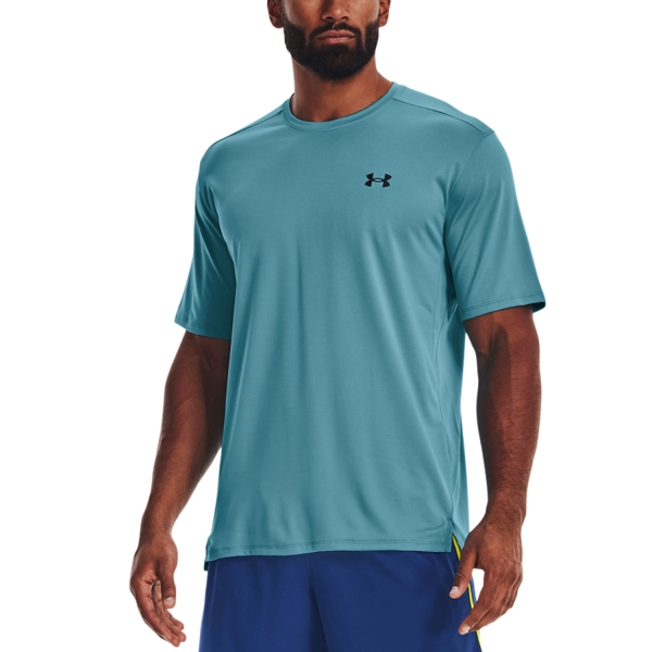 Under Armour Tech Vent Men's Tennis T-Shirt - Glacier Blue/Black