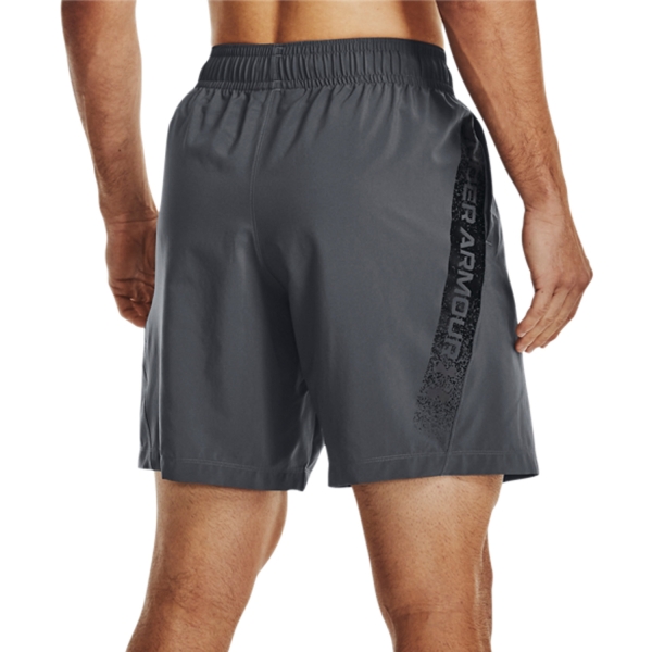 Under Armour Woven Graphic 8.5in Shorts - Pitch Gray/Black