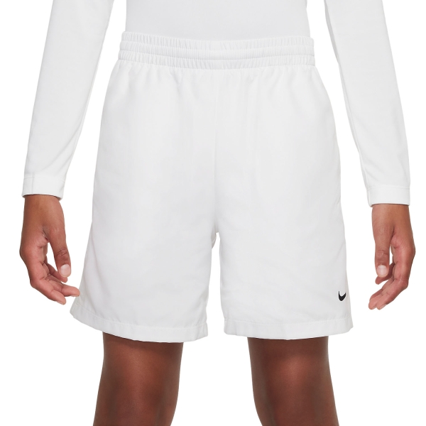 Pantaloncini e Pants Tennis Boy Nike DriFIT Icon 6in Pantaloncini Bambino  White/Black DX5382100