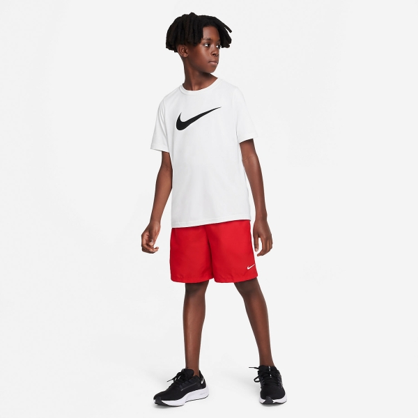 Nike Dri-FIT Icon 6in Shorts Boy - University Red/White