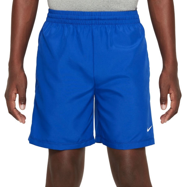 Pantalones Cortos  y Pantalones Boy Nike DriFIT Icon 6in Shorts Nino  Game Royal/White DX5382480