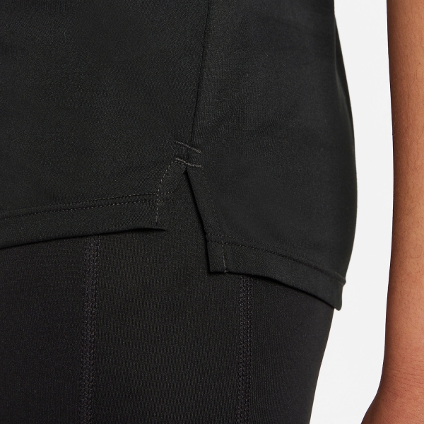 Nike Dri-FIT One Top Niña - Black/White