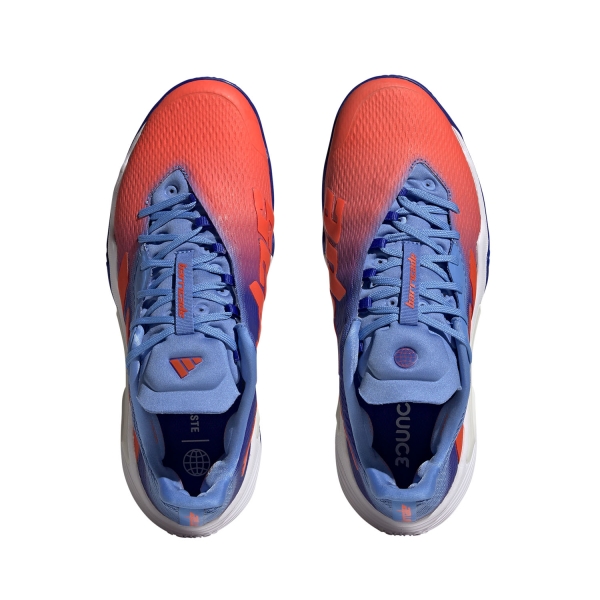 Adidas Barricade Tennis Shoes - Men's - Arctic Fusion / Lucid Lemon / Wonder Clay - 9.5